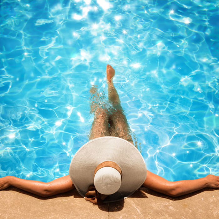 After vacation pool cleaning