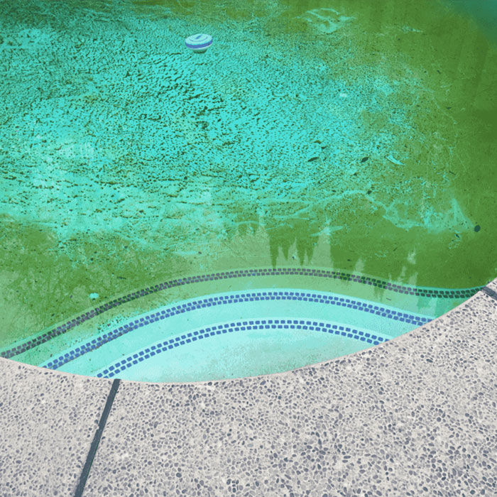 Before vacation pool cleaning